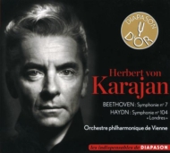 ベートーヴェン（1770-1827）/Sym 7 ： Karajan / Vpo +haydn： Sym 104 (Ltd)