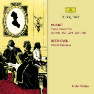 モーツァルト（1756-1791）/Piano Concerto 10 15 17 21 25 ： Foldes(P) Lehmann / L. ludwig / Schmitz / Bpo