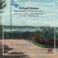 ȥ饦ҥȡ1864-1949/Piano Quartet Piano Trio 2  D. blumenthal(P) Dinglinger(Vn) T. nys(Va) A. v