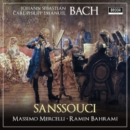Bach (Family) *cl*/Sanssouci-j. s.  C. p.e. bach Sonatas Mercelli(Fl) Bahrami(P)