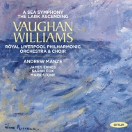 交響曲第1番『海の交響曲』、揚げひばり　アンドルー・マンゼ＆ロイヤル・リヴァプール・フィル、ジェイムズ・エーネス、サラ・フォックス、他