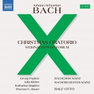 バッハ（1685-1750）/Weihnachts-oratorium： R. otto / Mainz Bach O ＆ Cho Poplutz Kleiter Magiera T. e.bauer