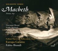 『マクベス』全曲　ファビオ・ビオンディ＆エウローパ・ガランテ、ジョヴァンニ・メオーニ、ナージャ・ミヒャエル、他（2017　ステレオ）（2CD）