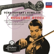 㥤ե1840-1893/Violin Concerto Ricci(Vn) Sargent / Lso +sibelius Violin Concerto Fjeldstad /