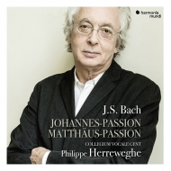 バッハ（1685-1750）/Johannes-passion Matthaus-passion： Herreweghe / Collegium Vocale (2001 1998)