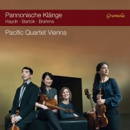 弦楽四重奏曲集/Pacific Quartet Vienna： Sounds Of Pannonia-haydn Bartok Brahms