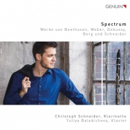 Clarinet Classical/Spectrum-beethoven Weber Debussy Berg C. schneider Christoph Schneider(Cl) Ba