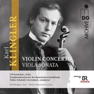 Violin Concerto: Hoelscher(Vn)Schmidt-gertenbach / Bavarian Rso +viola Sonata: Klingler(Va)Raucheisen(P)