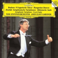 ブラームス（1833-1897）/Hungarian Dances(Slct)： Gardiner / Ndr So +dvorak： Symphonic Variations Czech Suit