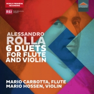 å顢åɥ1757-1841/Duets For Flute  Violin Carbotta(Fl) Hossen(Vn)