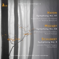 ˥Хʴɸڡ/Haydn Sym 97 Mozart Sym 34 Schubert Sym 3 Etc Beecham / Rpo R. kempe / Po Blech