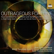 *brass＆wind Ensemble* Classical/Outrageous Fortune-trombone Concertos： B. baker(Tb) R. thomas / Middle