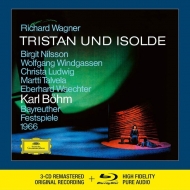 Tristan und Isolde : Karl Bohm / Bayreuther Festspielhaus, Windgassen, Nilsson, etc (1966 Stereo)(3CD)(+blu-ray Audio)