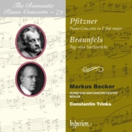 プフィッツナー（1869-1949）/Piano Concerto： Markus Becker(P) Trinks / Berlin Rso +braunfels： Tag Und Nachtstu