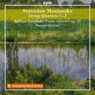 Moniuszko String Quartets Nos.1, 2, Zarebski Piano Quintet : Plawner Quintet