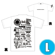 1DAY限定 アーティストロゴコラージュTシャツ [TOKYO 8.17 /  OSAKA 8.16] ホワイトボディ (L)※事後販売分