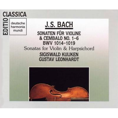 Violin Sonata.1-6: S.kuijken(Vn)Leonhardt(Cemb) : バッハ（1685-1750） | HMV