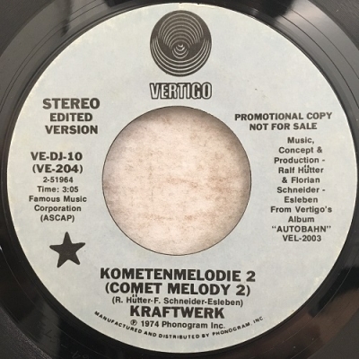 [USED:Cond.B] Kometenmelodie 2 (Comet Melody 2) : Kraftwerk | HMV&BOOKS ...