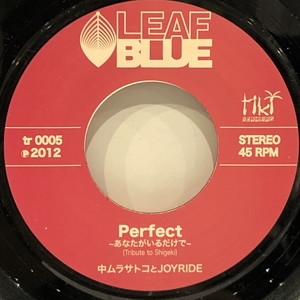 中ムラサトコとJOYRIDE / Perfect 7インチ