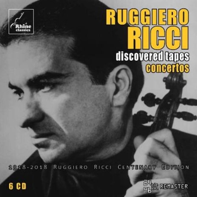 ルッジェーロ・リッチ～新発見テープからの協奏曲集（6CD