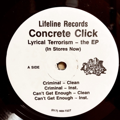中古:盤質B】 Lyrical Terrorism Ep : Concrete Click | HMV&BOOKS