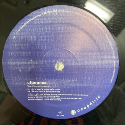 中古:盤質AB】 Grant Me Utterance : Utterance | HMV&BOOKS online