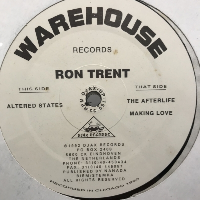 Altered States : Ron Trent | HMV&BOOKS online - DJAXUP160