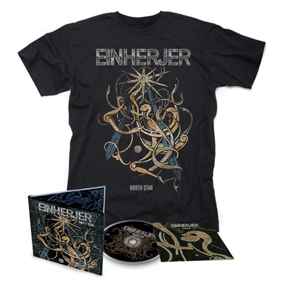 North Star: Digipak Cd +T-Shirt Bundle (L Size) : Einherjer