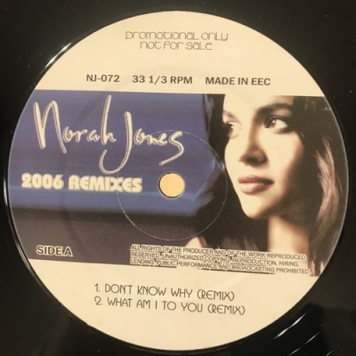 中古:盤質B】 2006 Remixes : Norah Jones | HMV&BOOKS online - NJ072