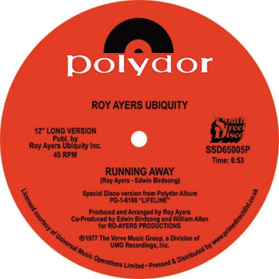 Running Away / Love Will Bring Us Back Together (12インチシングルレコード) : Roy Ayers  / Ubiquity | HMV&BOOKS online - 65005