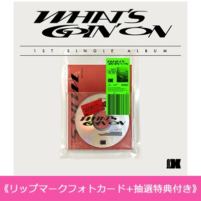 OMEGAX WHAT'S GOIN' ON イェチャン リップマーク トレカ リップマークフォトカード+抽選特典付き》 1st Single Album