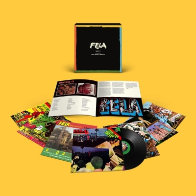 FELA BOX SET 1 & 2 + ポストカード Boxset #5 (Co-curated By Chris Martin & Femi Kuti)(7枚組アナログ