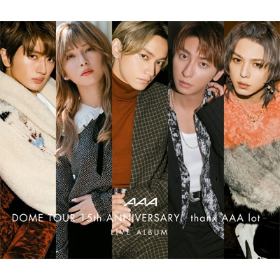 AAA DOME TOUR 15th ANNIVERSARY -thanx AAA lot-LIVE ALBUM (3CD ...