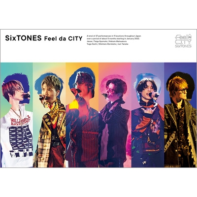 Feel da CITY 【Blu-ray 通常盤】(Blu-ray2枚組) : SixTONES 