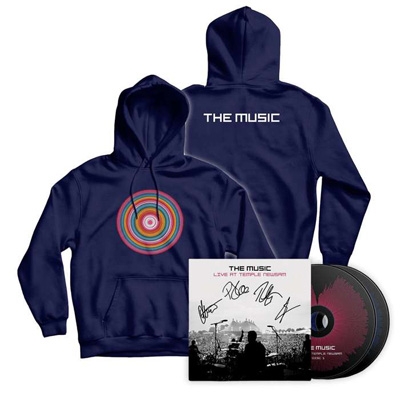 Music ミュージック Live At Temple Newsam Double Cd Signed 22 Logo Navy Logo Hoodie Bundle M Size 輸入盤 Cd Pm Ssp Ma Gov Br