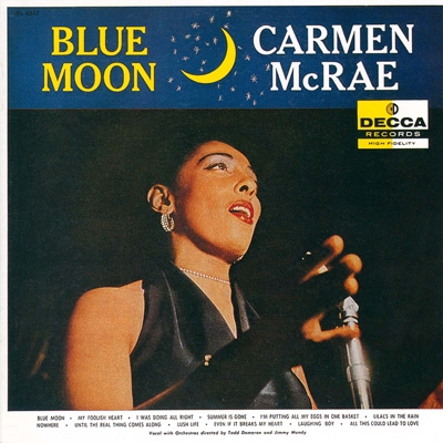 Blue Moon : Carmen Mcrae | HMV&BOOKS Online : Online Shopping ...