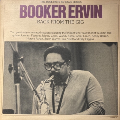 中古:盤質B】 Back From The Gig : Booker Ervin | HMV&BOOKS online