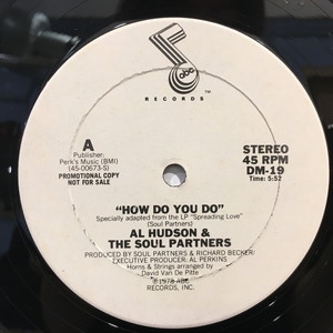 【中古:盤質B】 How Do You Do / Spread Love : Al Hudson | HMV&BOOKS Online - DM19