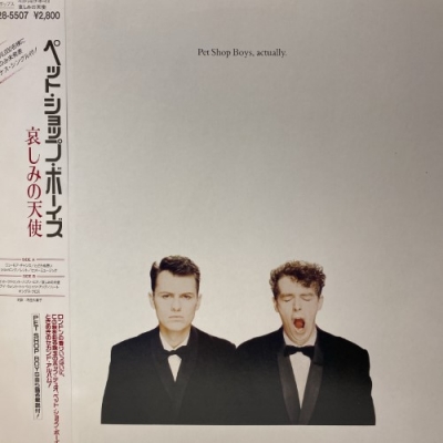 Pet Shop Boys LP Actually 哀しみの天使 【公式通販】