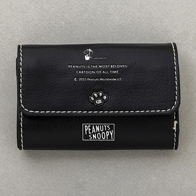 SNOOPY TINY WALLET BOOK 極小財布 BLACK : ブランド付録つきアイテム