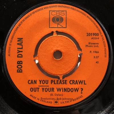 その他 LP Can You Please Crawl Out Your Window? Bob Dylan – Can You Please Crawl Out Your Window? – Vinyl (7
