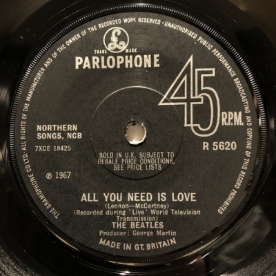 【中古:盤質B】 All You Need Is Love : The Beatles | HMV&BOOKS Online - R5620