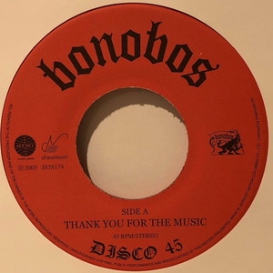 2022年最新入荷 BONOBOS / THANK YOU FOR THE MUSIC レコード - レコード