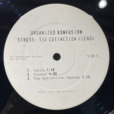 【中古:盤質B】 Stress The Extinction Agenda : Organized Konfusion | HMV&BOOKS ...