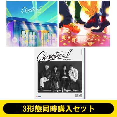 3形態同時購入セット》 Chapter II 【初回限定盤A+初回限定盤B+通常盤】 : Sexy Zone | HMVu0026BOOKS online -  JMCT11005SET