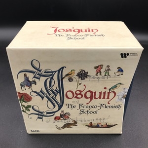 クラシック josquin and franco flemish school 34CD Ensemble Gilles Binchois, Kings Singers, Early Music Consort