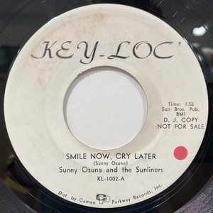 【中古:盤質B】 Smile Now, Cry Later / Hopeless Case : Sunny Ozuna / Sunliners ...