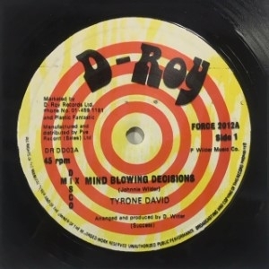 【中古:盤質B】 Mind Blowing Decisions : Tyrone David | HMV&BOOKS online