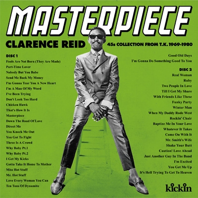 MASTERPIECE -CLARENCE REID 45S COLLECTION FROM T.K.1969-1980 (COMPILED BY  DAISUKE KURODA) : Clarence Reid | HMVu0026BOOKS online - CDSOL-46627