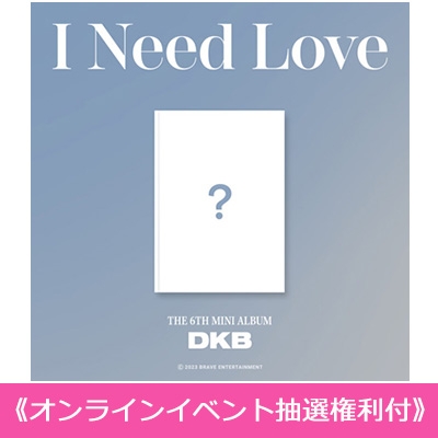 オンラインイベント抽選権利付/HEECHAN》 6th Mini Album: I Need Love